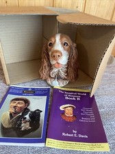 Bossons Vintage Cocker Spaniel Liver & White Dog Wall Plaque Chalkware No: 177