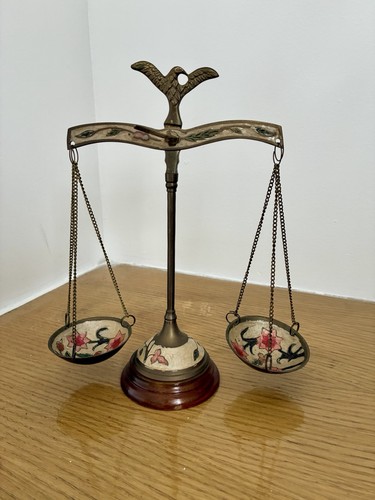 Vintage brass floral - brass,