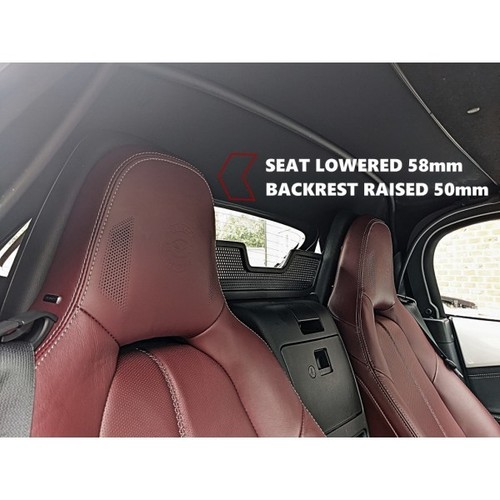 Seat backrest raising - , kit