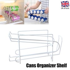 Food Tin Can Storage Holder For Cupboard&Fridge Rack Holder Drink Dispenser UK