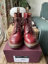 Dr Martens Made In England 1460 Oxblood Red Boots UK 7