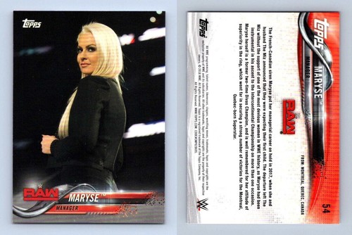 Maryse wwe 2018 topps - maryse,