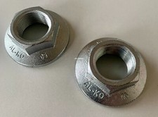 2 x ALKO One Shot 32mm Flanged Nut Caravan & Trailer - GENUINE AL-KO 581200