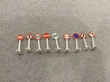 9 LEGO 6306 Vintage Road Signs