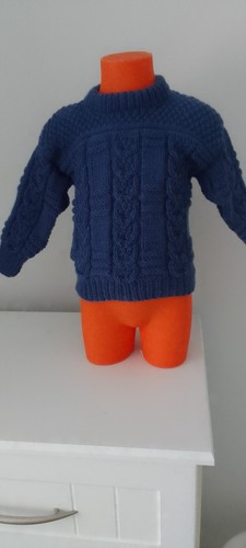 Childs new hand knitted aran - childs,