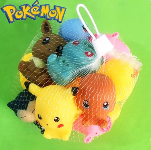 Pokémon squeaking bath toys - squeaking,