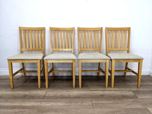 Dining chairs light oak high - dining,