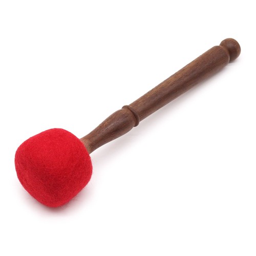 Large felted gong - -, 23cm