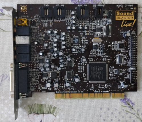 Creative sound blaster - sound, live