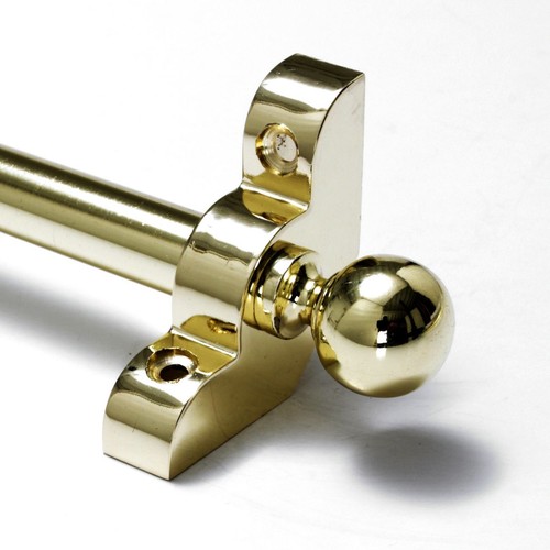 Polished brass stair rods - polished,