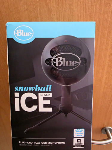 Blue snowball ice - snowball, usb