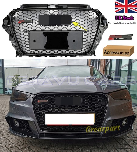 Glossy black grill - for, audi