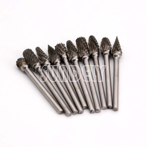 10x 3mm shank tungsten carbide - shank,