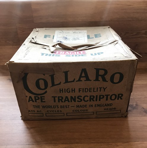 Box only vintage collaro - box,