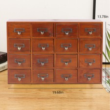 16 Drawers Vintage Tabletop