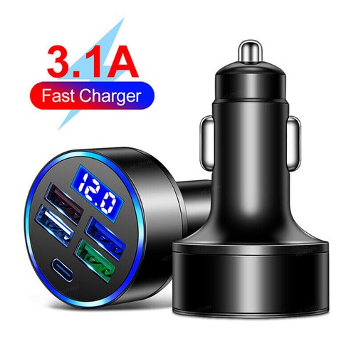 Fast car charger - usb, +