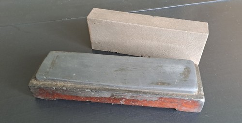 Vintage sharpening oilstone - sharpening, &