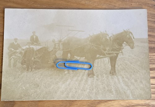 Horse drawn threshing machine - drawn,