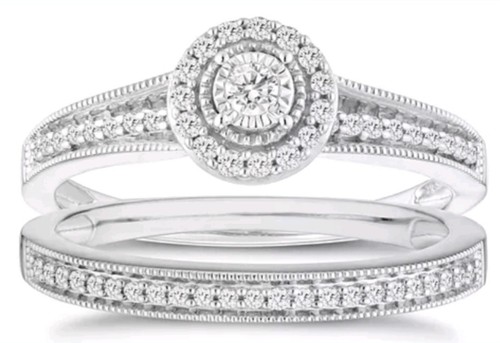 9ct white gold 4ct - gold, 1/4ct