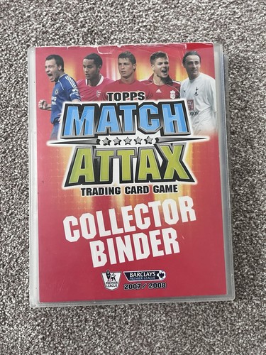 Match attax binder with - 07/08,
