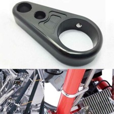 1X Black Motorcycle 1" 25mm