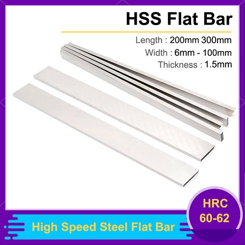 High speed steel flat - steel, bar