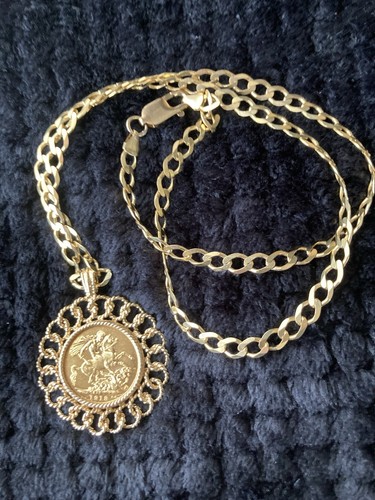 22ct full sovereign coin 9ct - sovereign,