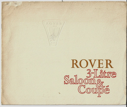 Rover litre mark p5 - rover, 3-litre