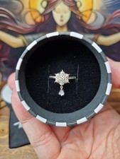 Thomas Sabo Snowflake Silver Tone Sz54 N½ RRP £110