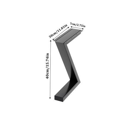 2pcs shaped heavy - 2pcs, black
