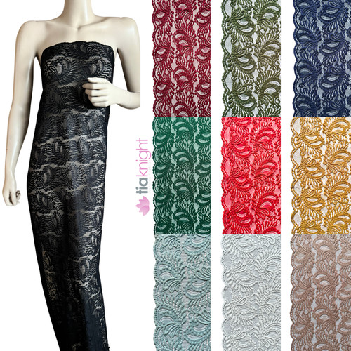 Lace paisley scalloped way - paisley,