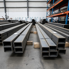 Mild Steel Rectangle Box Section S235 7.5m Length - Custom Cuts Available