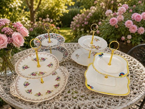 Vintage handmade tier cake - vintage, 2-tier