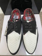 TUK Shoes Goth Punk Black &