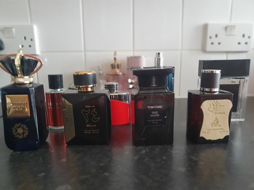 Perfume bottles empty - perfume, tom