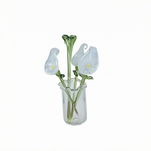 Vase indoor glass flower decor - flower,