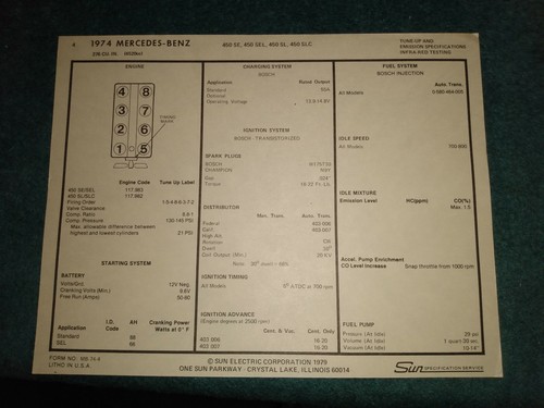 1974 mercedes 276 engine - mercedes,