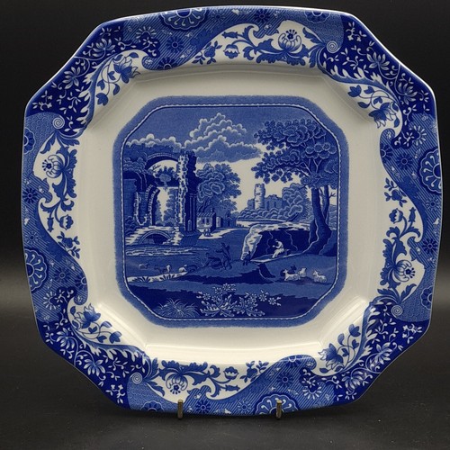 Spode blue white octagonal - spode,