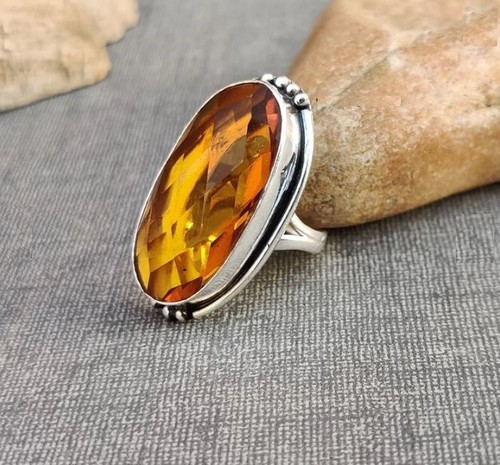 Handmade citrine 925 - handmade,
