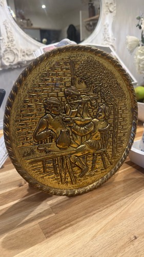 Vintage peerage brass embossed - vintage,