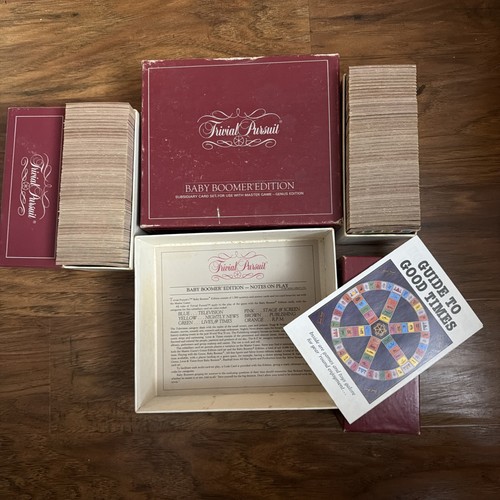Trivial pursuit baby boomer - trivial,