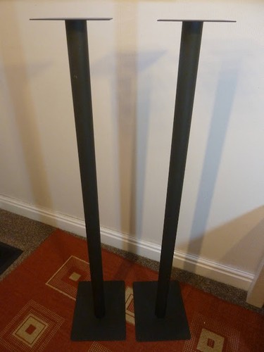 Gale tall speaker stands black - stands,
