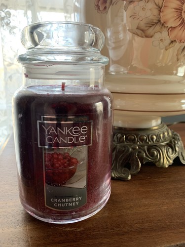 Yankee candle cranberry - candle,