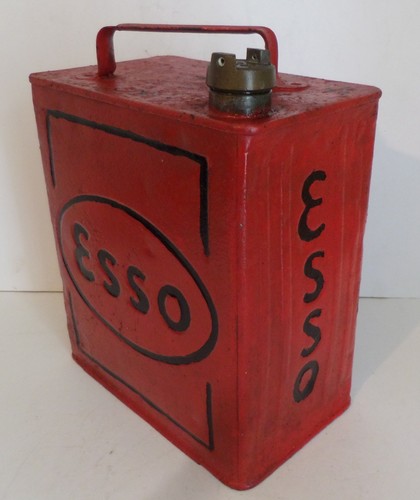 Esso petrol can with original - esso,