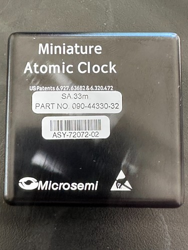 Miniature atomic clock - clock, /