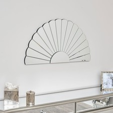 Frameless Arched Art Deco Wall