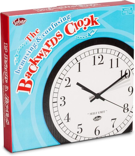 Tobar backwards wall clock - tobar,