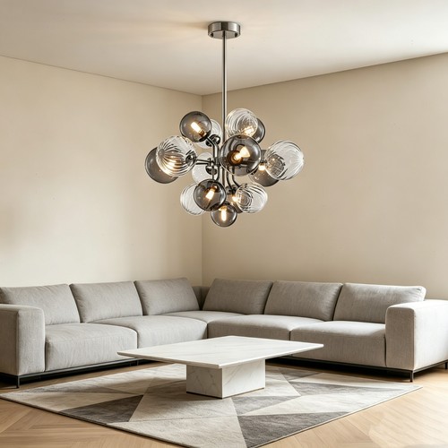 Mid century modern sputnik - century,
