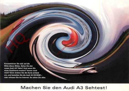 Picture postcard audi - picture, a3
