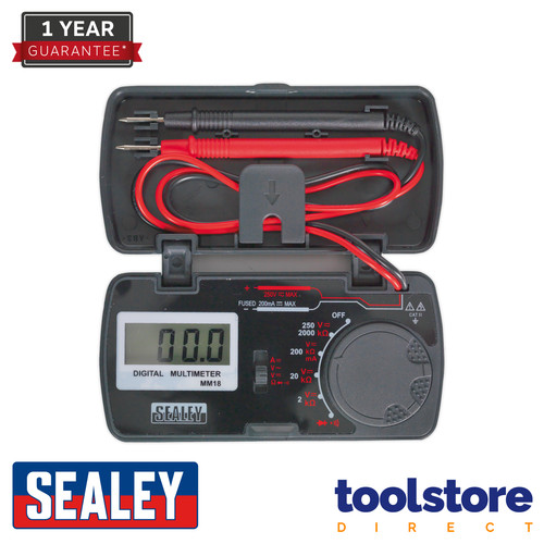 Sealey mm18 pocket multimeter - sealey,